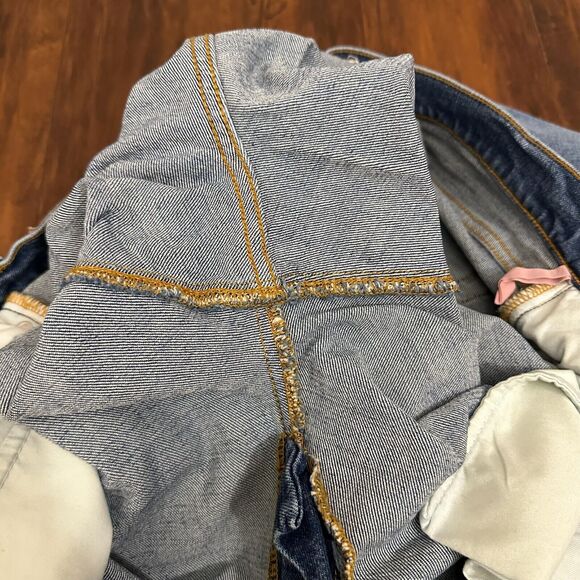 JEANERICA TM005 Jeans Blue Denim Light Vintage Straight Leg Cotton - Picture 7 of 13